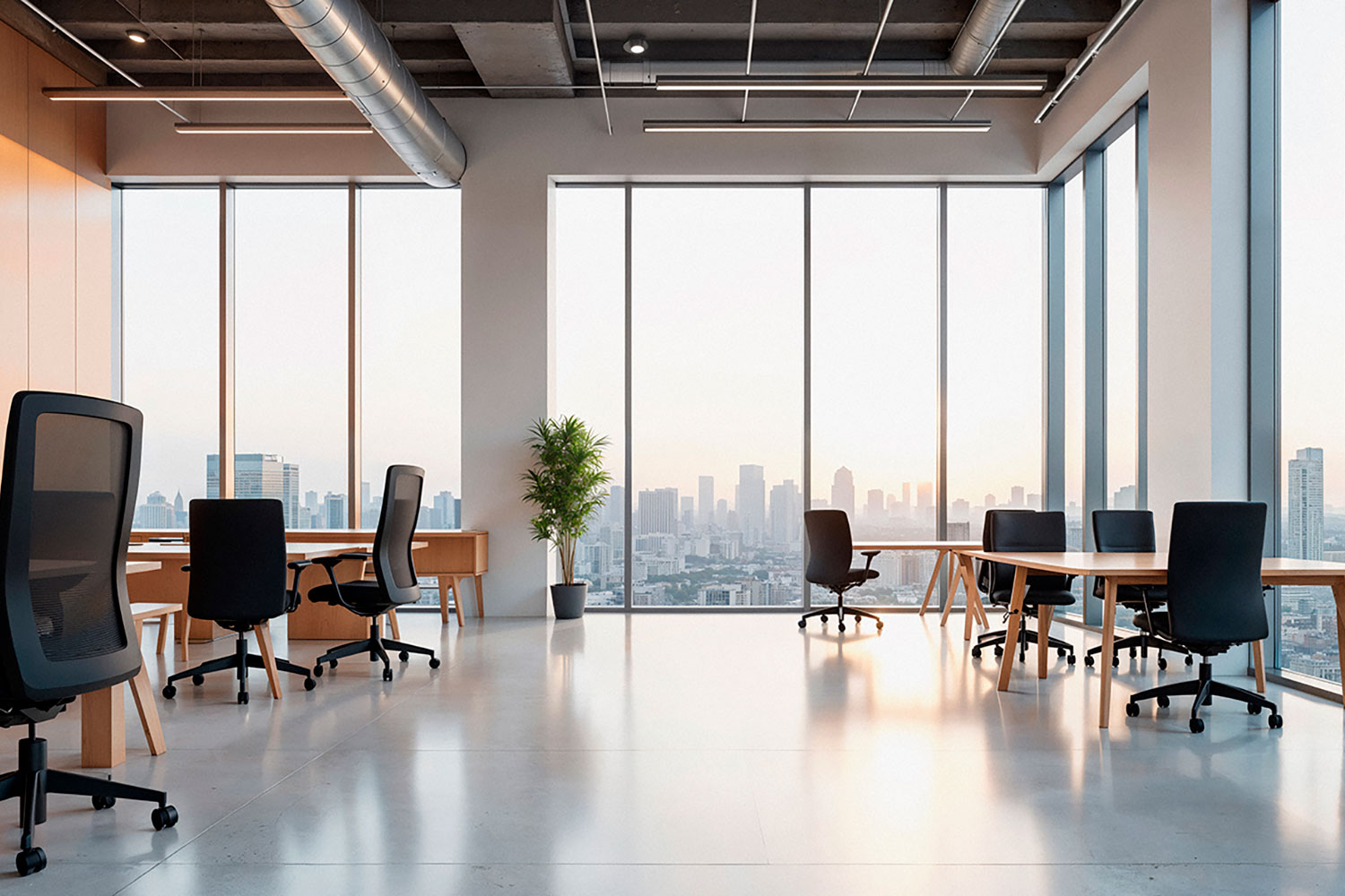 Niewykorzystana przestrzeń biurowa