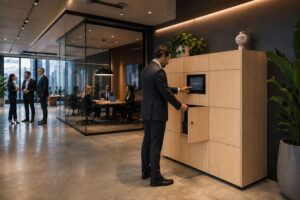 Hot desking a Smart Lockers