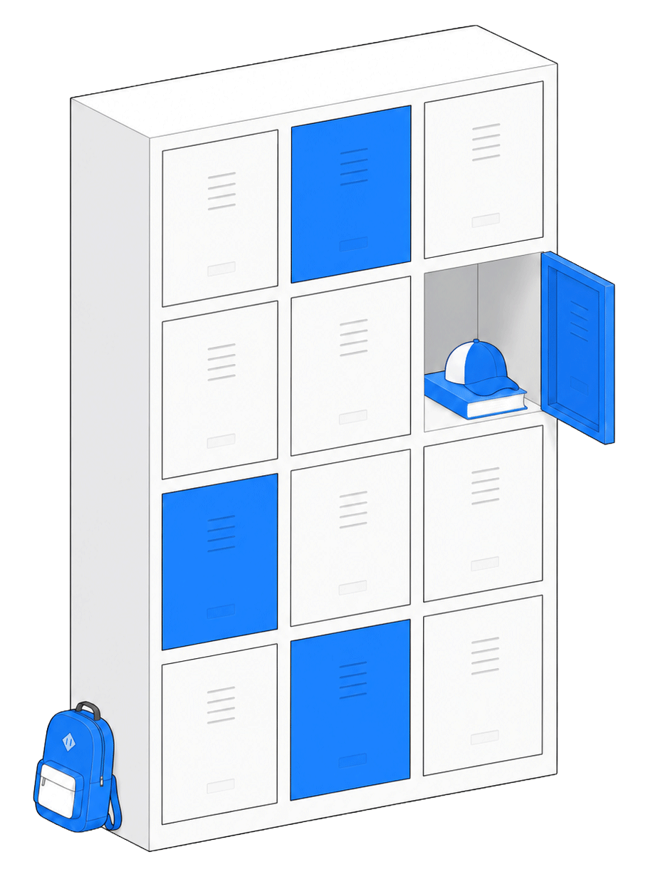 System Smart Locker do stałego przydzielania szafek pracownikom